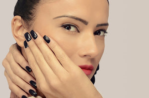 what does black nail polish mean