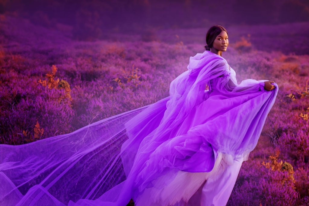 Buy Online In India | White And Lavender Anarkali | Label Shaurya Sanadhya  – Trendia