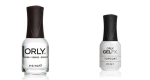 Clear Nail Polish vs Top Coat - ORLY