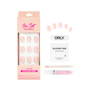 First Kiss - Solid - Press-Ons