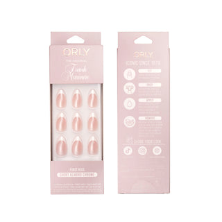 First Kiss - Chrome French Tip - Press-Ons