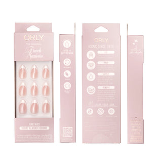 First Kiss - Chrome French Tip - Press-Ons