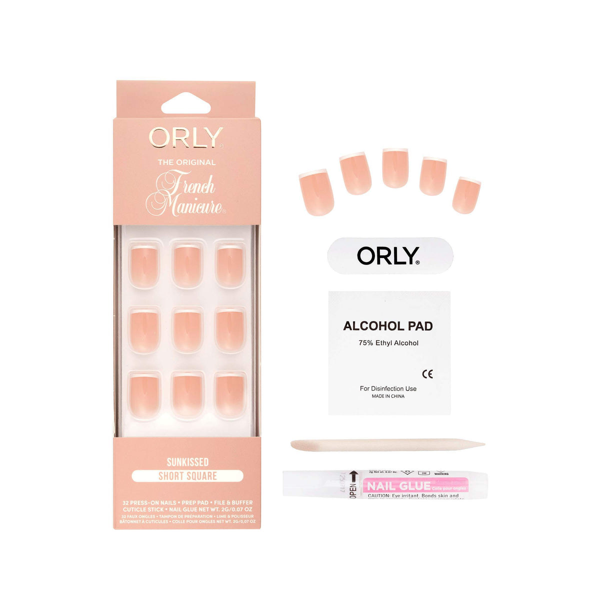 Sunkissed - Micro French Tip - Press-Ons