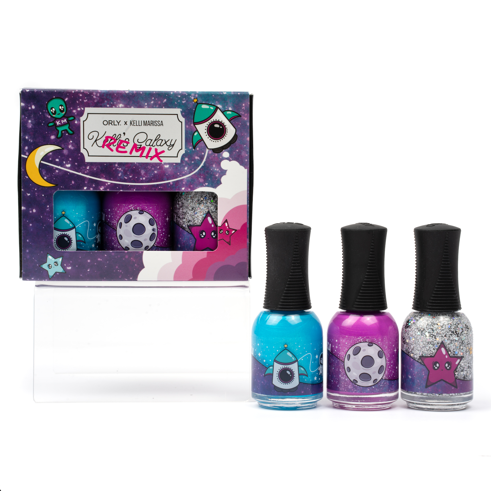 ORLY x Kelli Galaxy Remix Trio ORLY x Kelli Galaxy Remix Trio