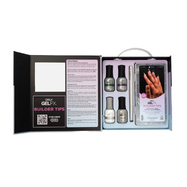 GELFX Builder Tips Starter Kit - Almond Medium - ORLY