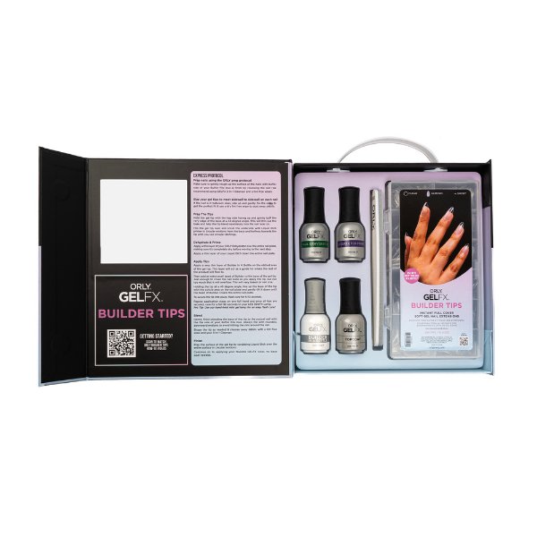 GELFX Builder Tips Starter Kit - Almond Short - ORLY