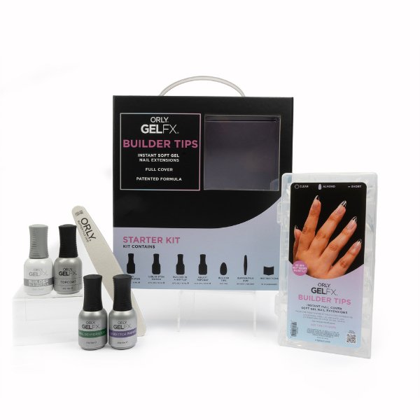 GELFX Builder Tips Starter Kit - Almond Short - ORLY