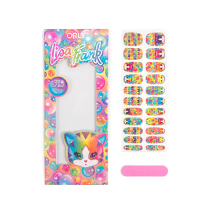 ORLY® x Lisa Frank® Kitten Bubbles™ Gel Nail Strips