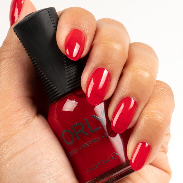 Orly Nail Lacquer, Haute Red, 0.6 Fluid Ounce